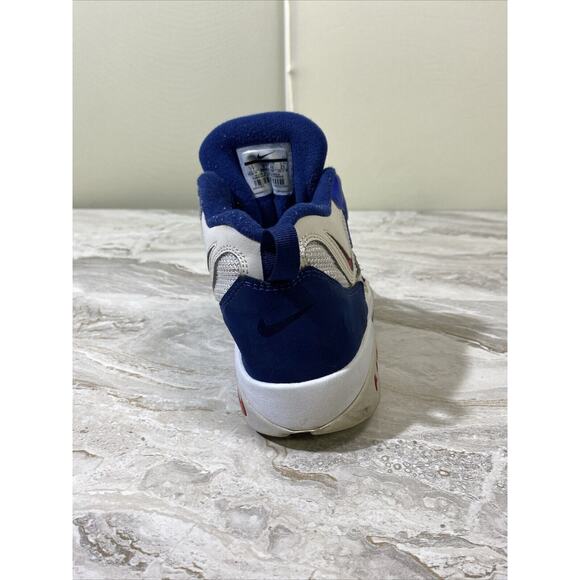 Youth 7 Nike Air Speed Turf Blue And White Style BQ9632-100 - Picture 5 of 11